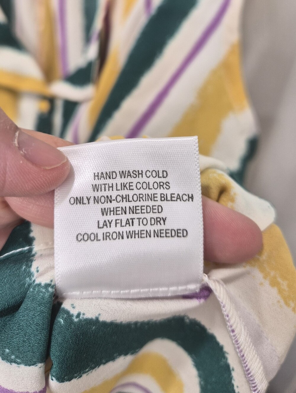 NWT ModCloth Striped‎ Yellow Green Purple Sleeveless Button Front Tank Top XL - Picture 14 of 14